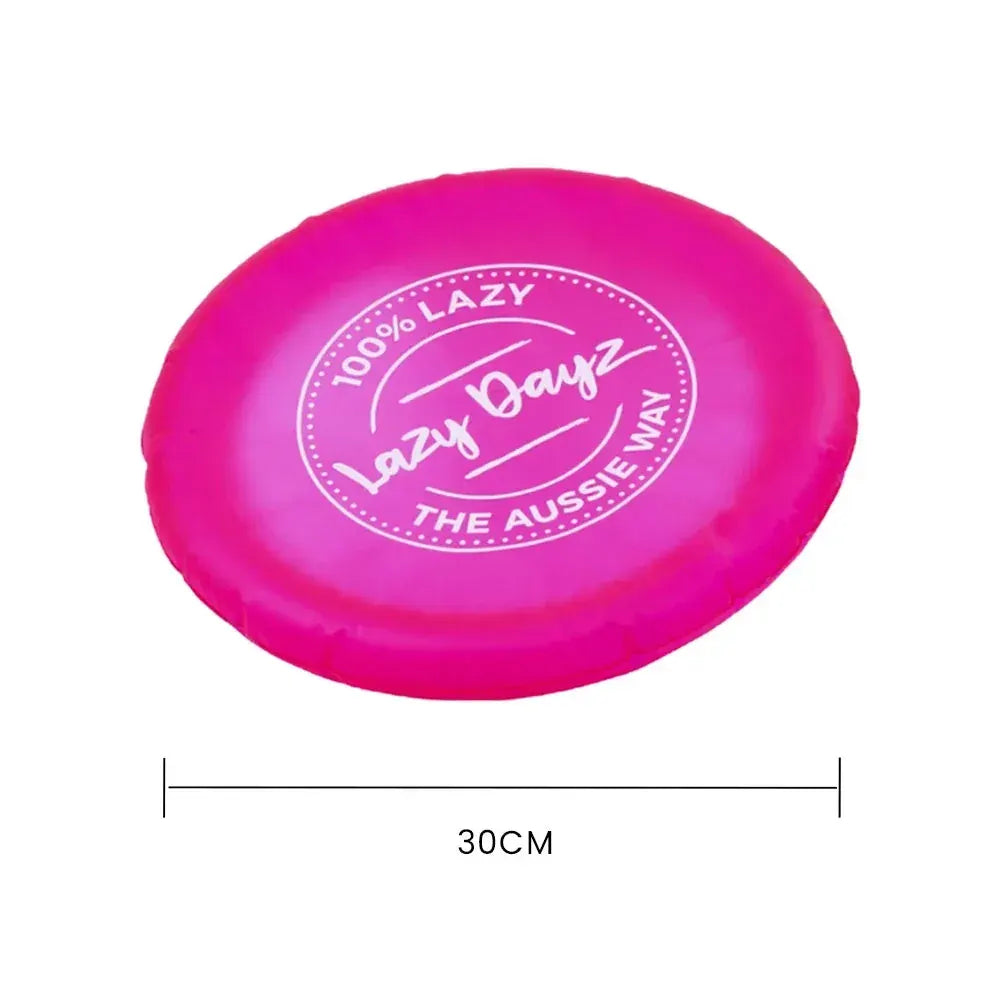 Lazy Dayz Inflatable Frisbee - Pink - Image 3