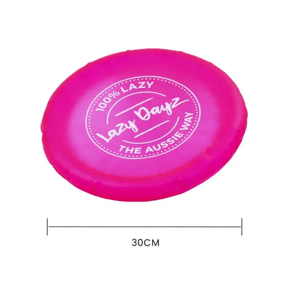 Lazy Dayz Inflatable Frisbee - Pink - Image 3