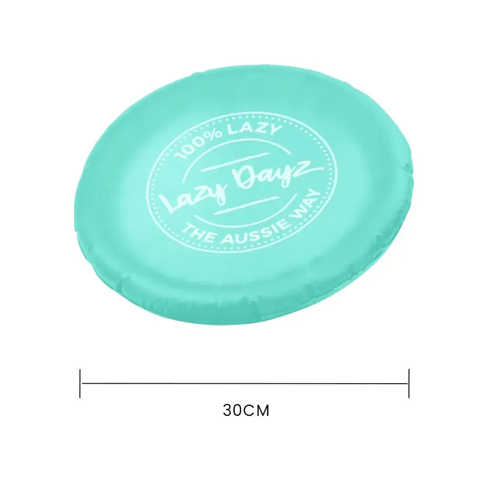 Lazy Dayz Inflatable Frisbee - Teal - Image 3