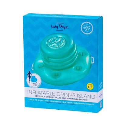 Lazy Dayz Inflatable Drinks Tub - Teal - Image 3