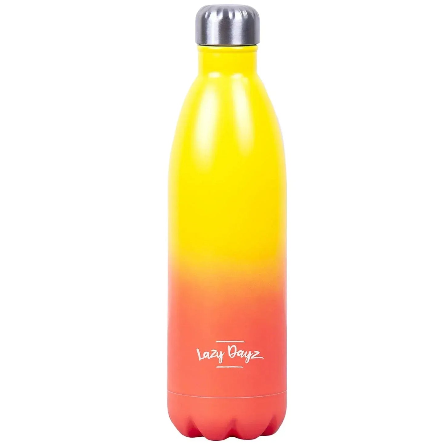Lazy Dayz Jumbo Drink Bottle 1L - Yellow Peach Ombre - Image 2