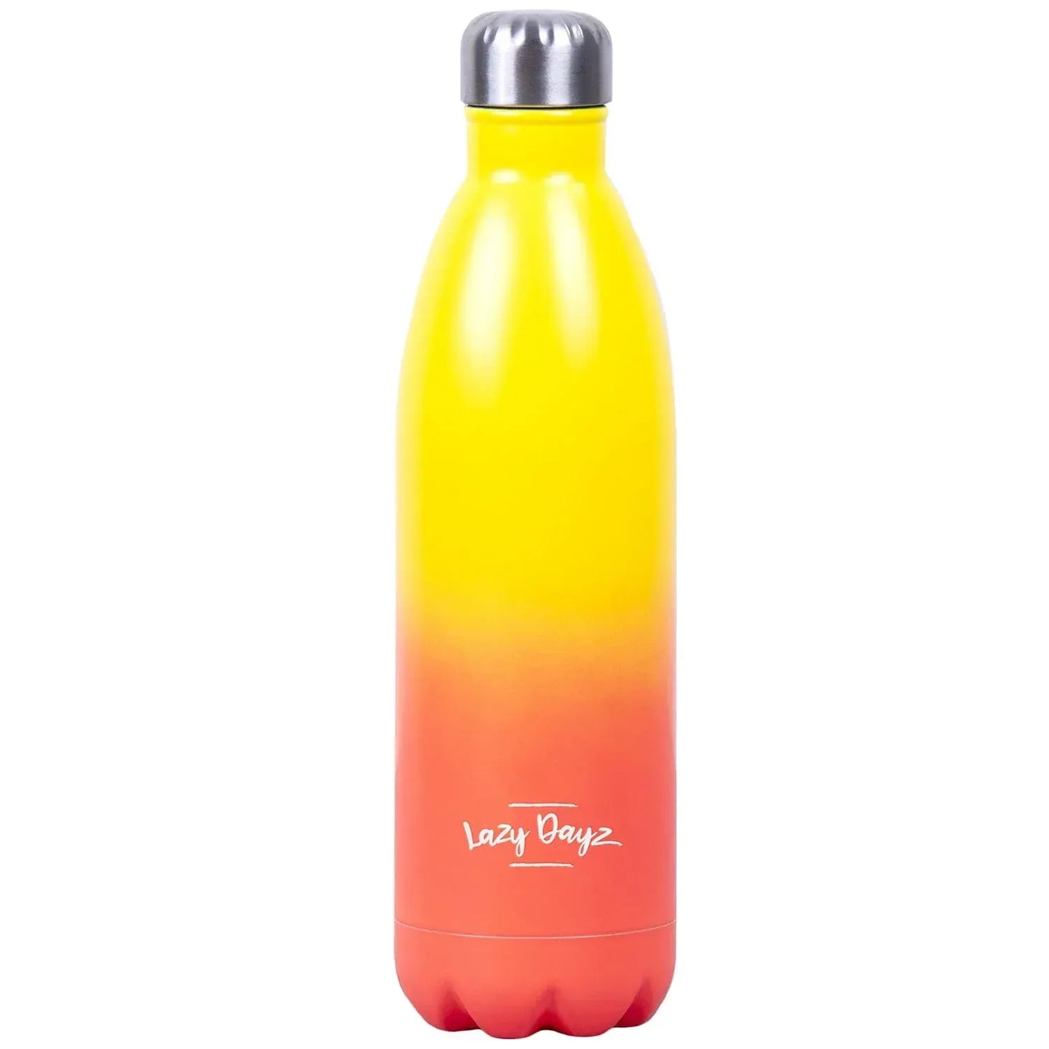 Lazy Dayz Jumbo Drink Bottle 1L - Yellow Peach Ombre - Image 2