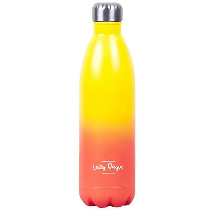 Lazy Dayz Jumbo Drink Bottle 1L - Yellow Peach Ombre - Image 2