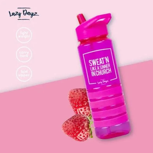 Lazy Dayz Sports Bottle 750ml - Pink - Image 2