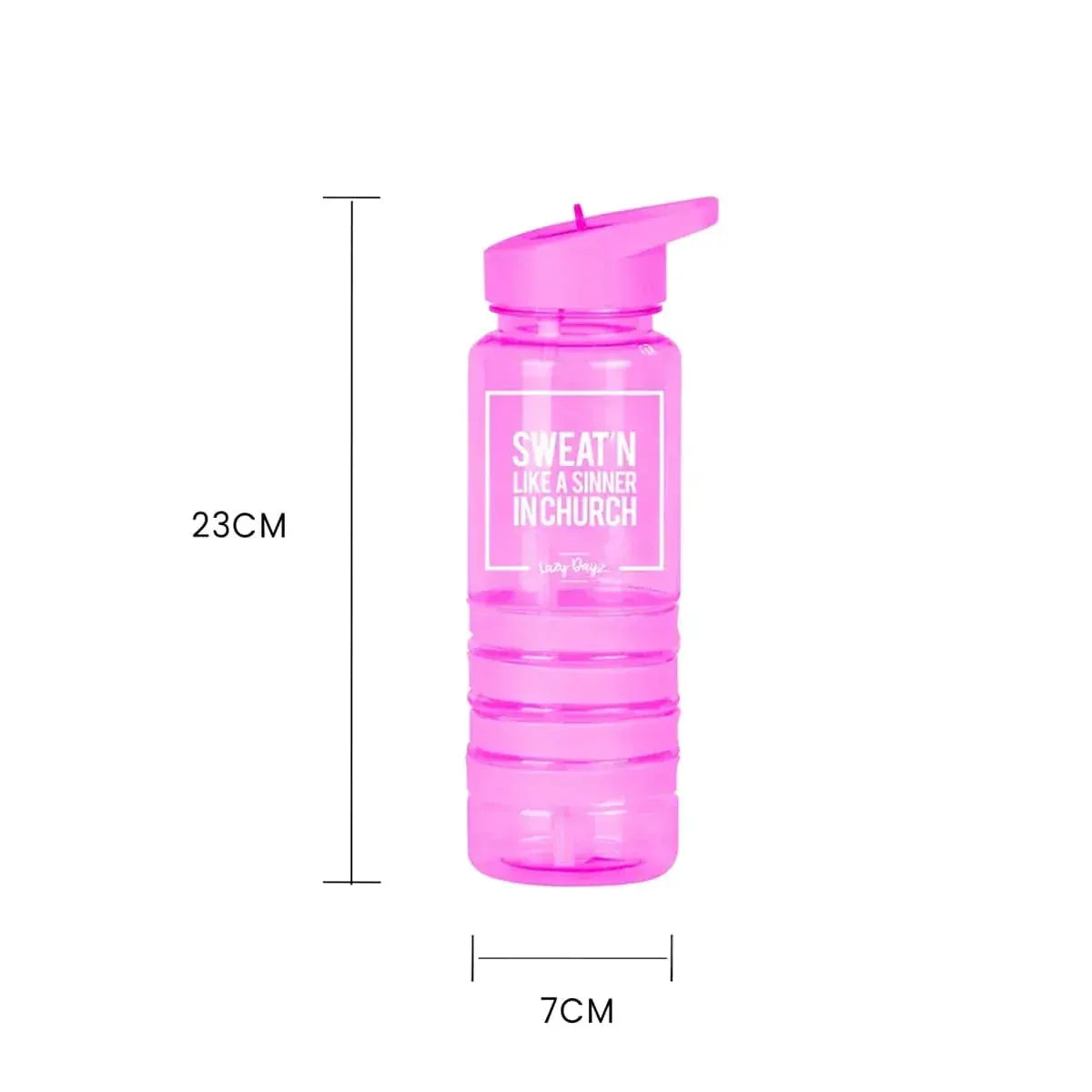 Lazy Dayz Sports Bottle 750ml - Pink - Image 5