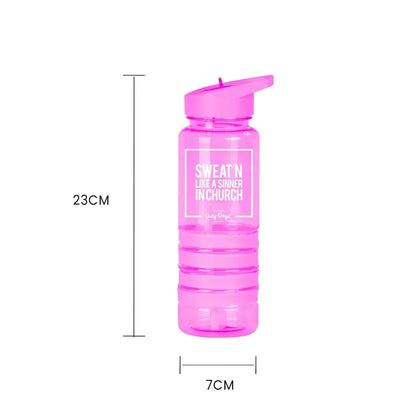 Lazy Dayz Sports Bottle 750ml - Pink - Image 5