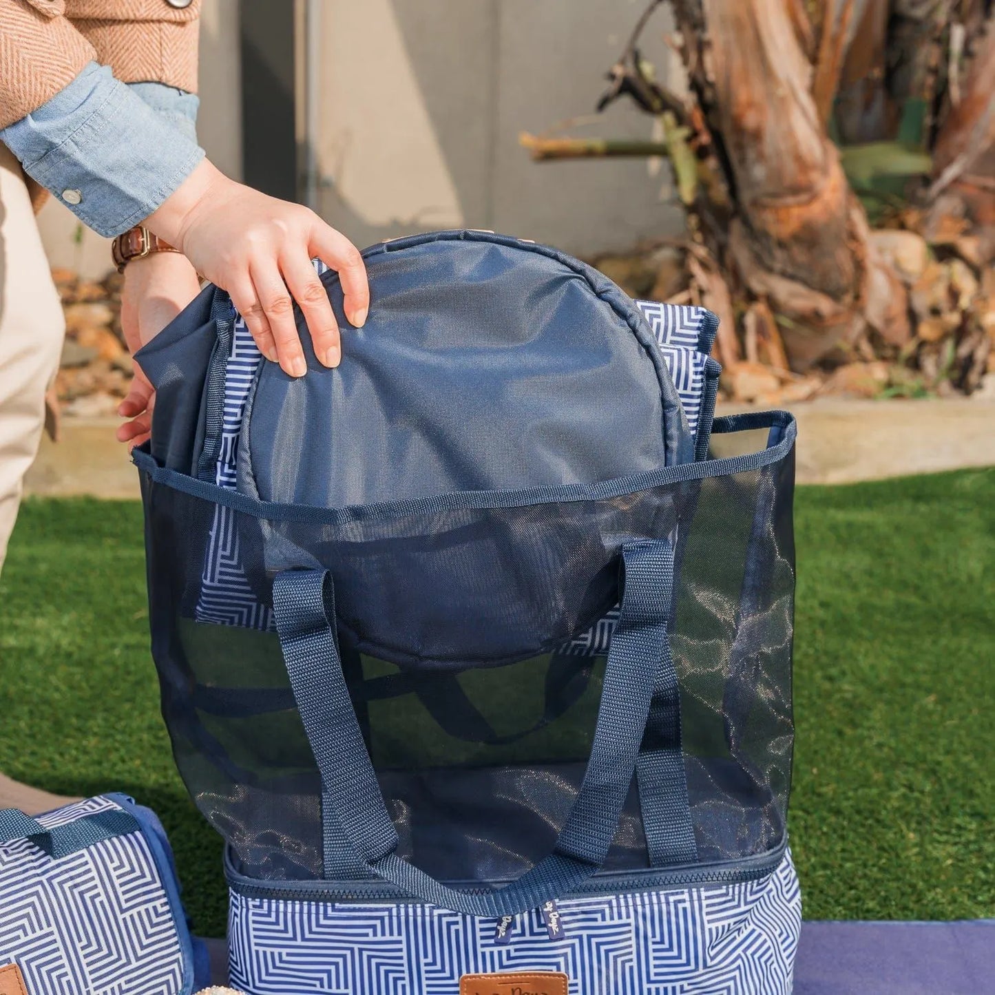Lazy Dayz Insulated Cooler Tote - Makena - Image 3
