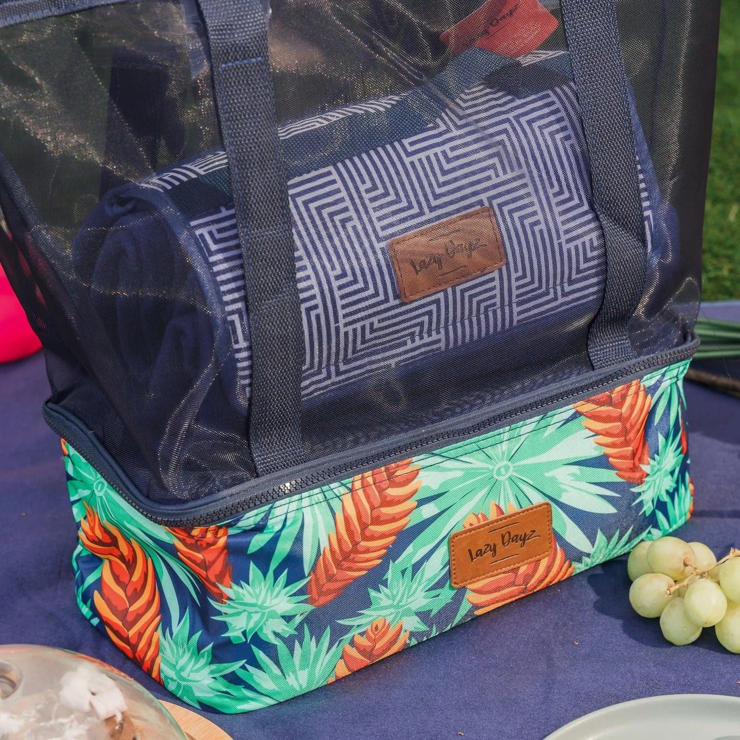 Lazy Dayz Insulated Cooler Tote - Mossman - Image 3