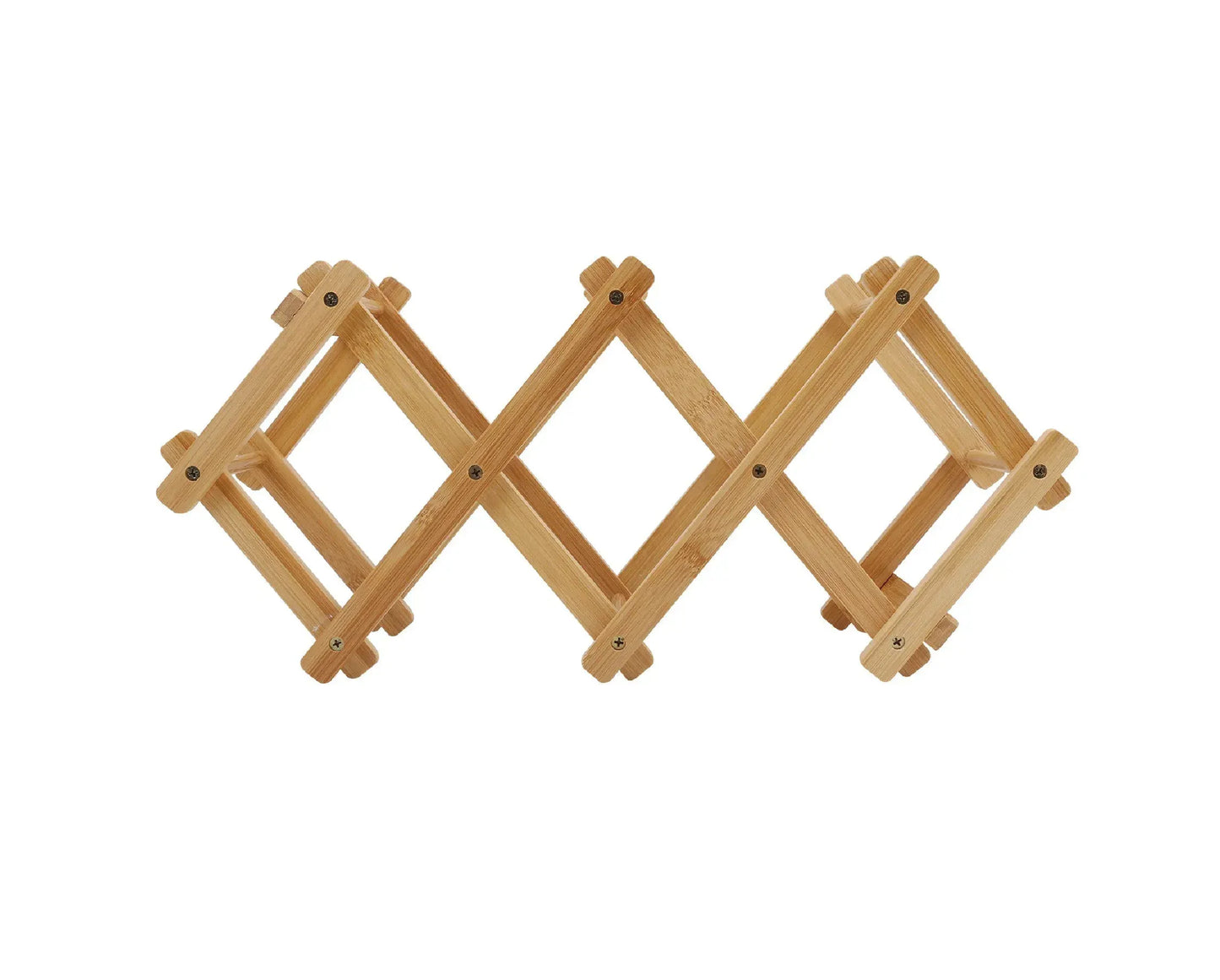 Bamboo Foldable Wine Bottle Holder - Image 4