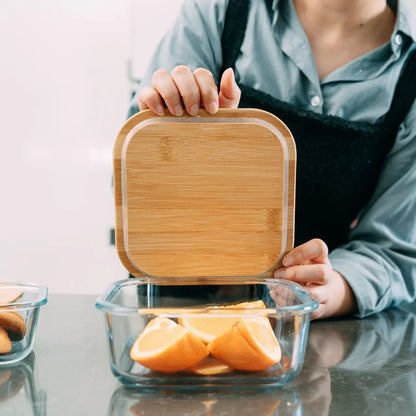 Bamboo Food Container - Large - Image 3