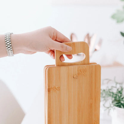 4 Pcs Chopping Block Set With Display - Image 5