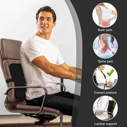 Bamboo Memory Foam Lumbar Support Cushion - Image 3