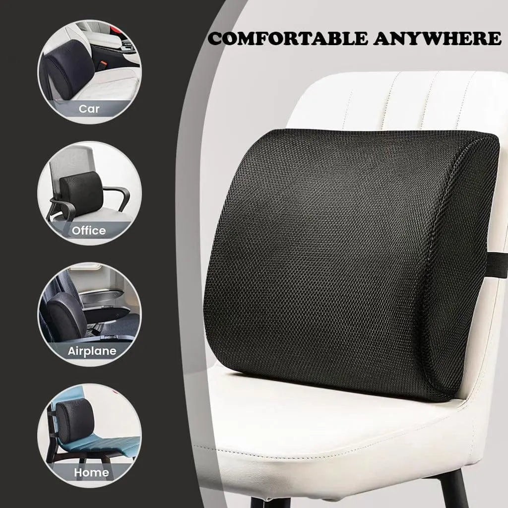 Bamboo Memory Foam Lumbar Support Cushion - Image 5