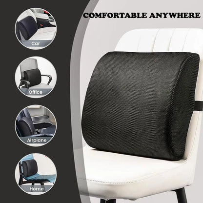 Bamboo Memory Foam Lumbar Support Cushion - Image 5