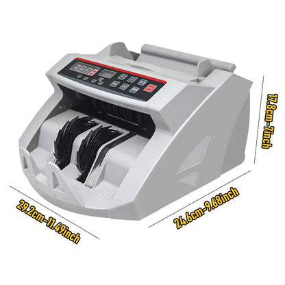 Automatic AUD Money Counter Machine with UV/MG/IR Detection, High-Speed Banknote Counter & Digital Display(29.2x24.6x17.8cm) - Image 9