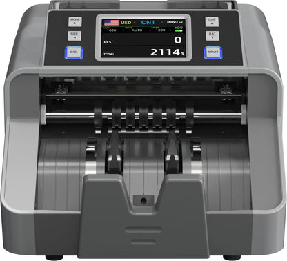 Mixed Denomination Money Counter with Counterfeit Detection, Touch Screen, and CIS/UV/MG/IR/MT, USD, AUD, EUR, CAD Cash Counter for Business, Merchant - Image 8