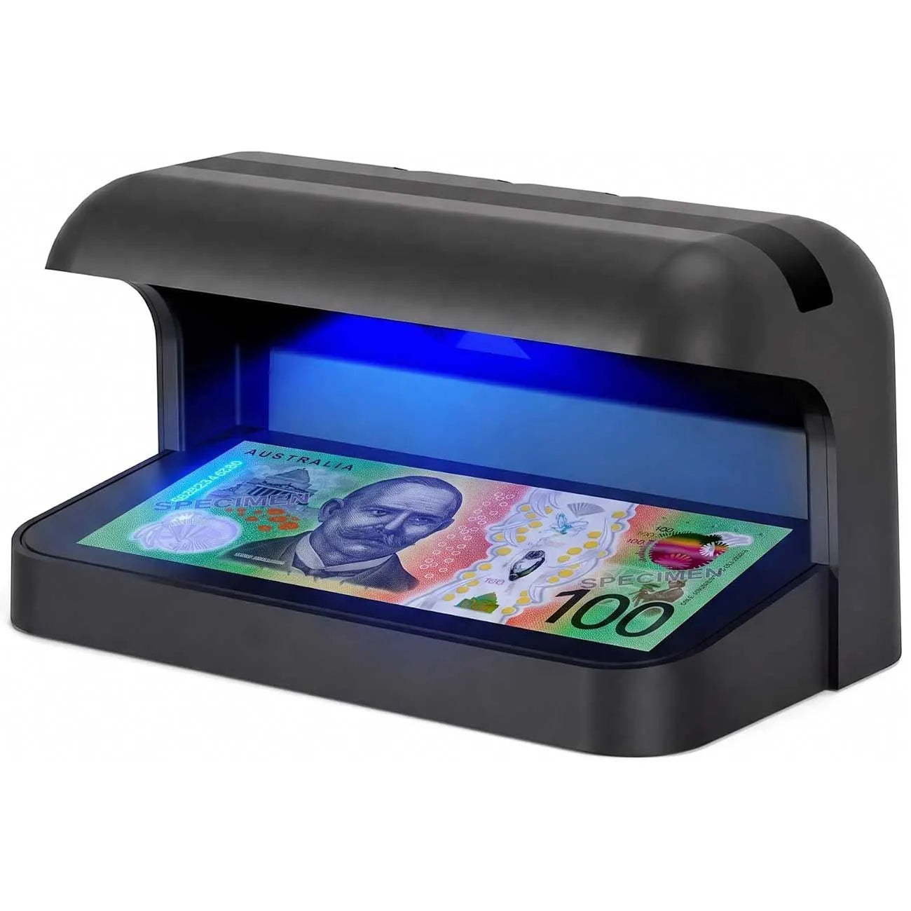 365nm UV Money Detector with Auto Sensor, Counterfeit Currency Verifier, Banknote & Document Checker for AUD, USD, EUR, GBP, CNY & More