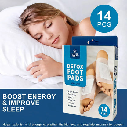 14 Pcs Detox Foot Pads, Cleansing Foot Care Pads for Daily Use, Relaxing Foot Pads for Home, Travel & Overnight Use