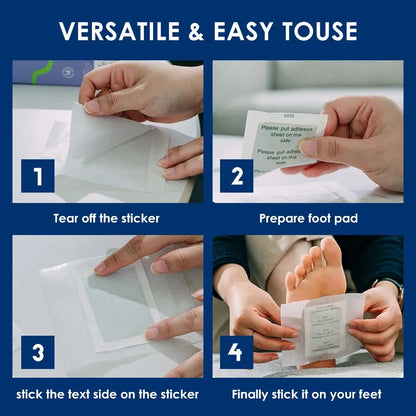 28 Pcs Detox Foot Pads, 100% Natural Herbal Foot Patches, Cleansing & Relaxing Foot Care Pads for Overnight Use - Image 8
