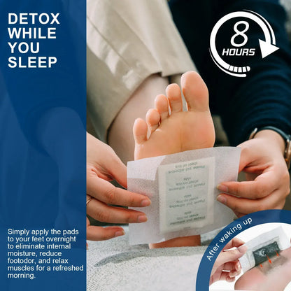 42 Pcs Detox Foot Pads, 100% Natural Herbal Foot Patches, Cleansing & Relaxing Foot Care Pads for Overnight Use - Image 3