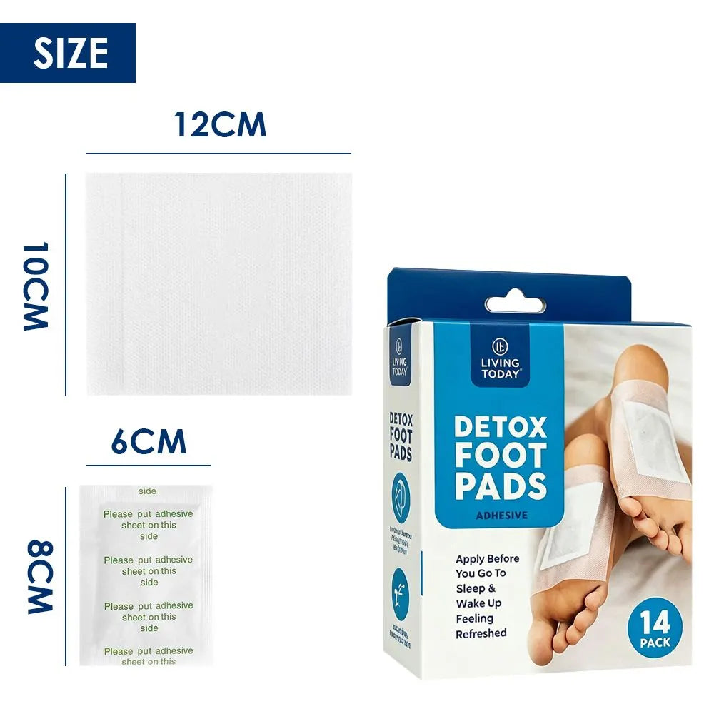 42 Pcs Detox Foot Pads, 100% Natural Herbal Foot Patches, Cleansing & Relaxing Foot Care Pads for Overnight Use - Image 9