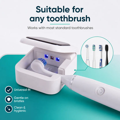 Aumerage Rechargeable UV-C Toothbrush Steriliser Travel Case USB-C - Image 8
