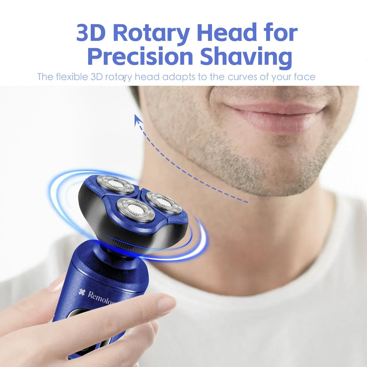 Remology Clean Shave Rechargeable Cordless Shaver - Image 2