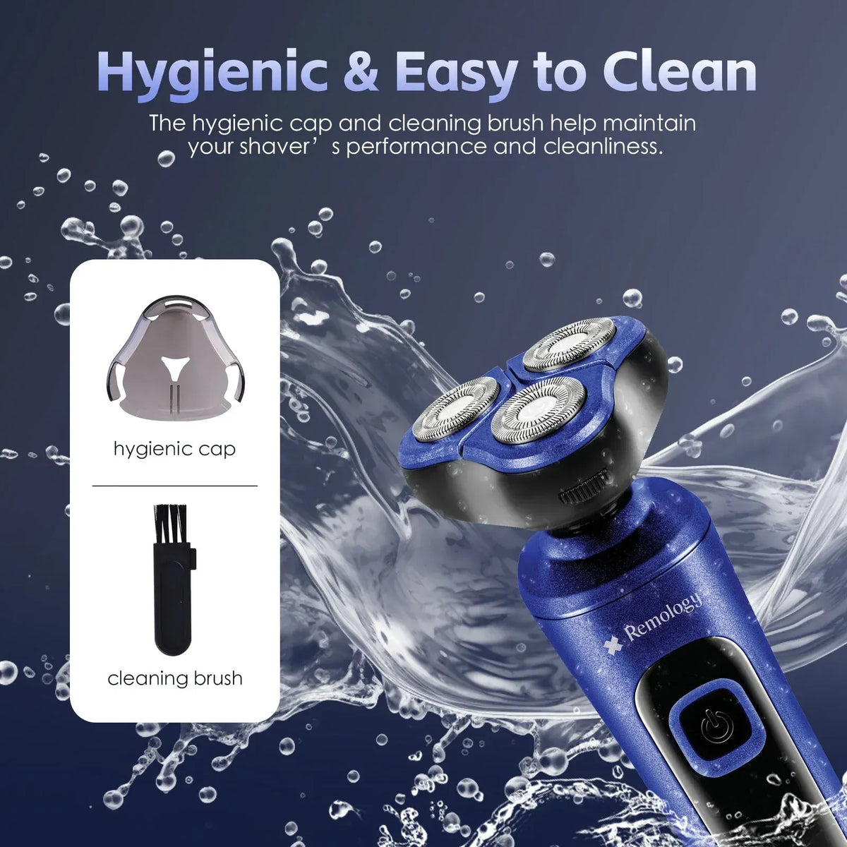 Remology Clean Shave Rechargeable Cordless Shaver - Image 4