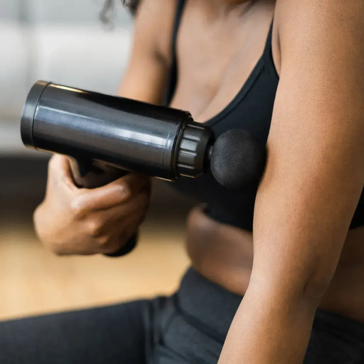 Remology Impact Massage Gun – 6 Speed Deep Tissue Muscle Massager with 4 Interchangeable Heads, Rechargeable Handheld Body Massager for Gym & Home - Image 3