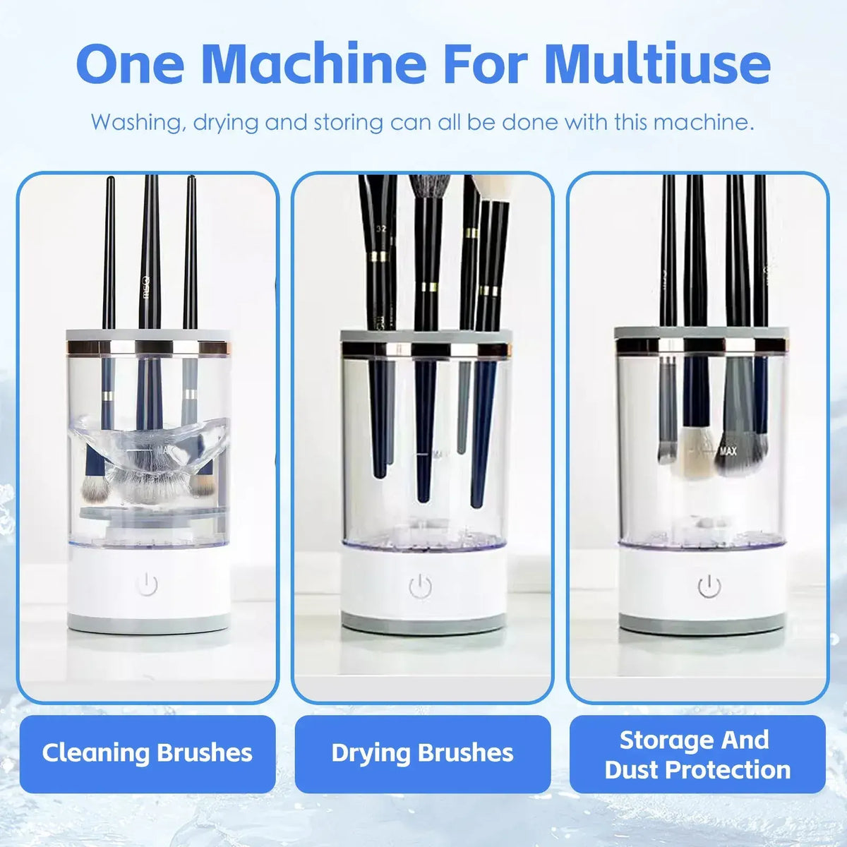MAKEUP BRUSH CLEANING AND DRYING ALL-IN-ONE MACHINE - Image 3