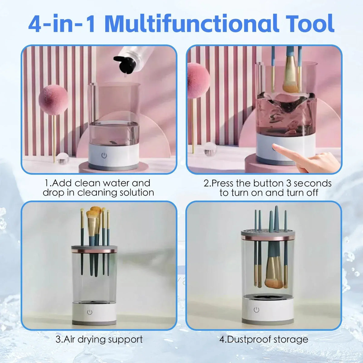 MAKEUP BRUSH CLEANING AND DRYING ALL-IN-ONE MACHINE - Image 5