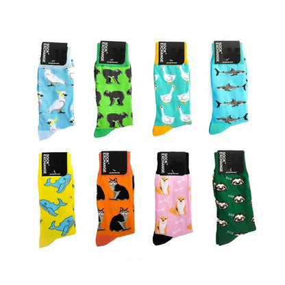 8 Pairs Fashion Novelty Funny  Socks one Size 5-13 Men  Socks  Women  Socks #1 - Image 3