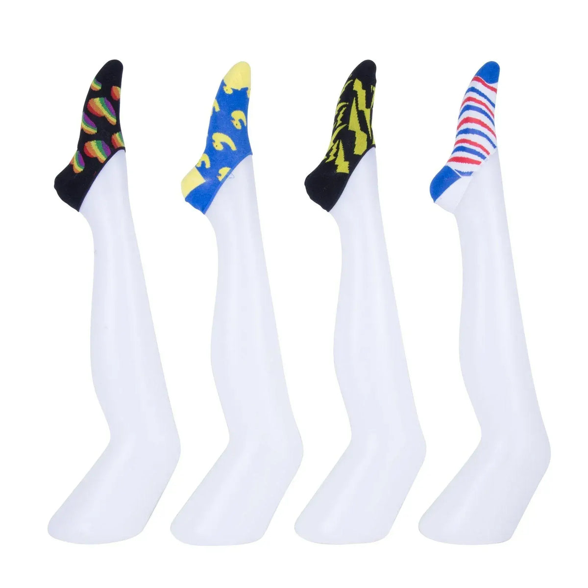 8 Pairs Unisex Novelty No Show Sock Cotton #1 - Image 3