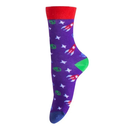 Socks Gift Boxed 4 Pairs-Boys Assorted - Image 3