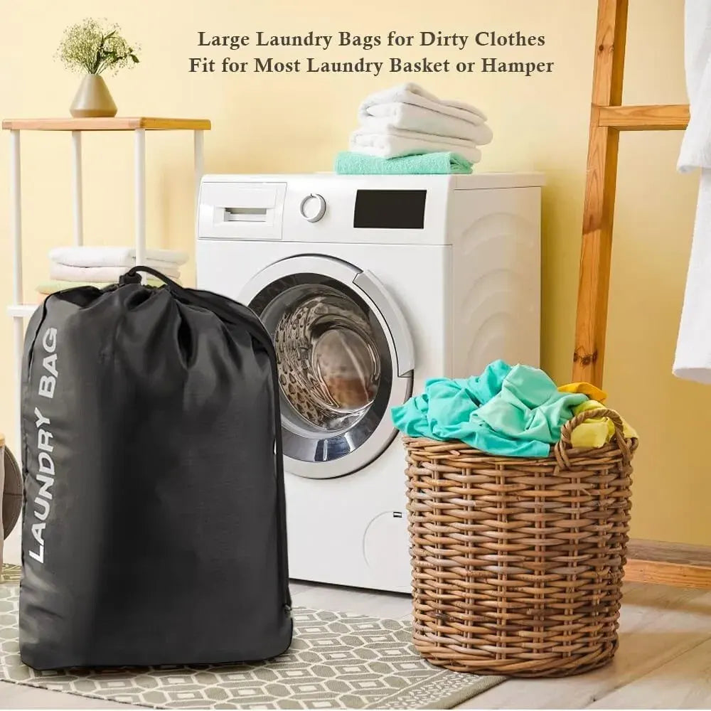 4PCS Heavy Duty Laundry Bag Large Mesh Washable Wash Bags Net Clothes Organiser - Image 5