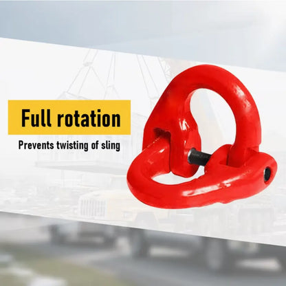 2SET 1.12T Sling Hook Heavy Duty Hammerlock/Slip Hook Kit With Swivel Winch & Safety Latch-Red - Image 7