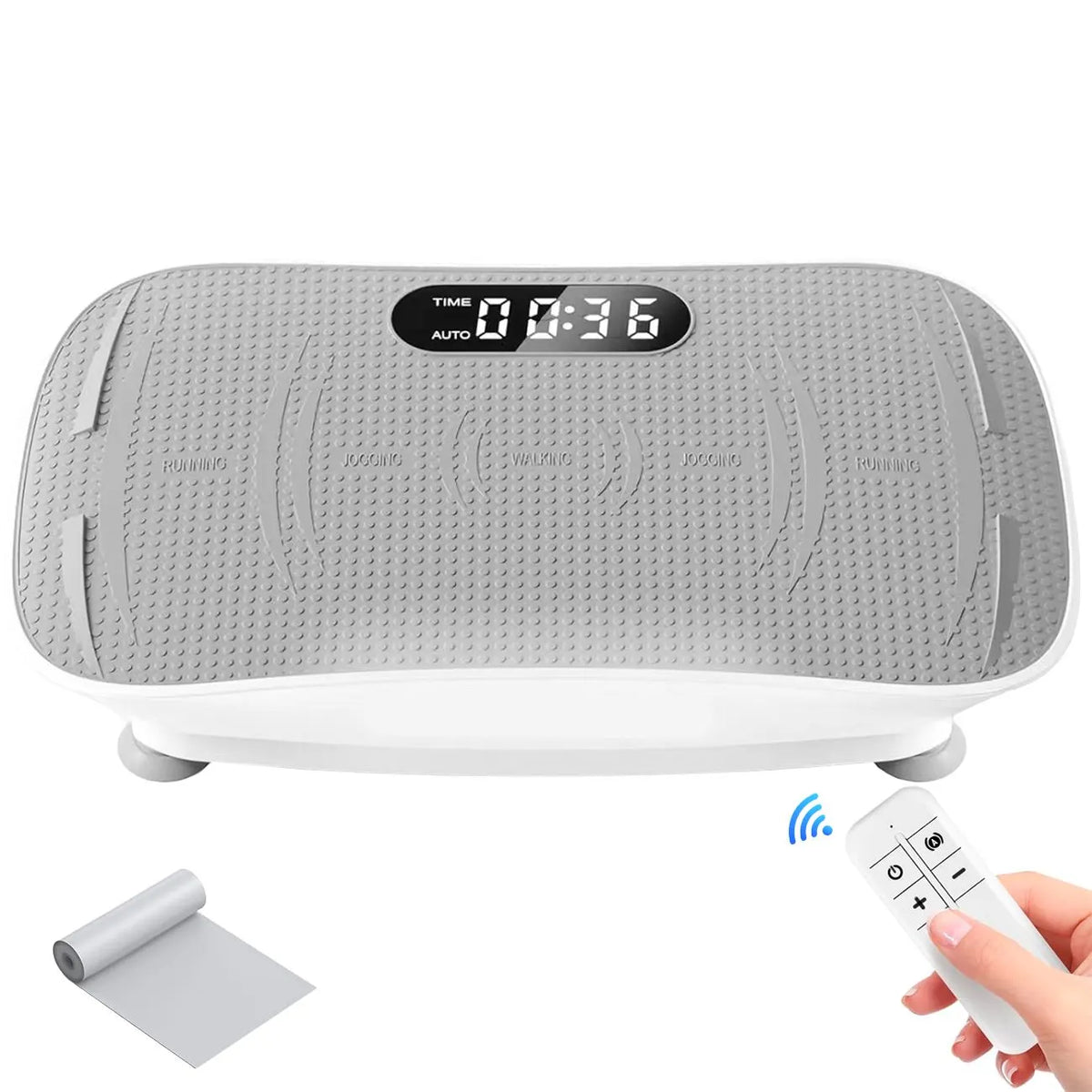 Vibration Plate Exercise Machine, Whole Body Shake Plate with LED Touch Screen & Bluetooth Speaker, Multi-Speed Fitness Platform - Image 2
