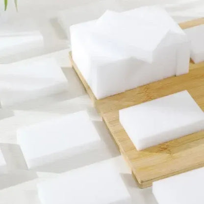 6 Pcs Magic Cleaning Sponge Multifunction Stain Eraser Foam Cleaner Pads - Image 2