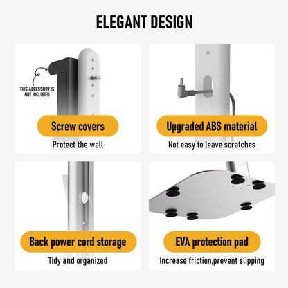 Freestanding Holder for Dyson Vacuum Stand – Suitable for Dyson V6 V7 V8 V10 V11 V12 V15 Gen5 & DC series Vacuum Cleaners, Elegant & Stable Standing Dock Accessory Storage Stand for Dyson Stand - Image 2