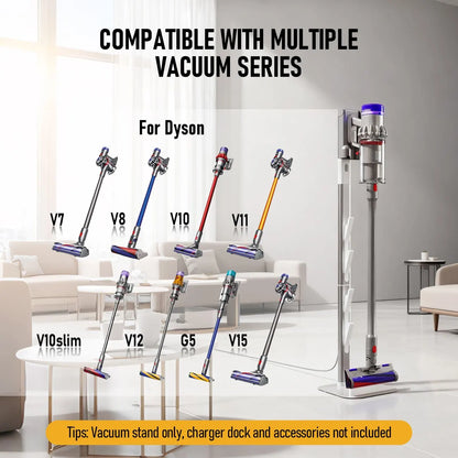 Freestanding Holder for Dyson Vacuum Stand – Suitable for Dyson V6 V7 V8 V10 V11 V12 V15 Gen5 & DC series Vacuum Cleaners, Elegant & Stable Standing Dock Accessory Storage Stand for Dyson Stand - Image 3