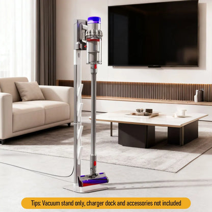 Freestanding Holder for Dyson Vacuum Stand – Suitable for Dyson V6 V7 V8 V10 V11 V12 V15 Gen5 & DC series Vacuum Cleaners, Elegant & Stable Standing Dock Accessory Storage Stand for Dyson Stand - Image 4