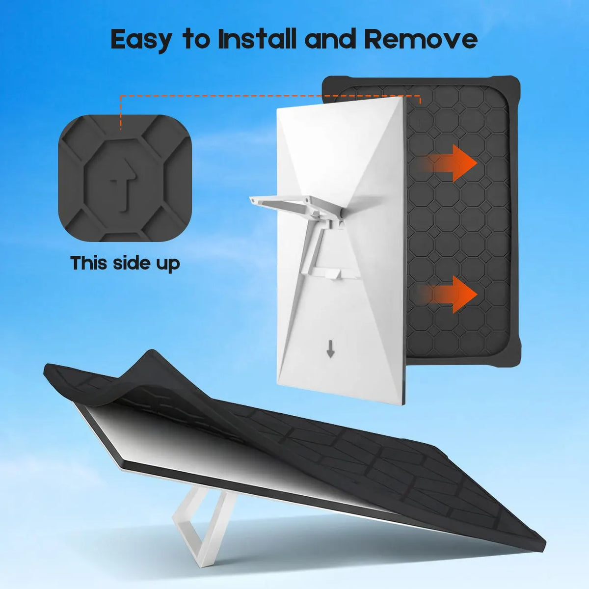 Silicone Cover for Starlink Gen 3 Standard, Waterproof Protective Case, Anti-Scratch, Sand & Hail Protection, Black - Image 7