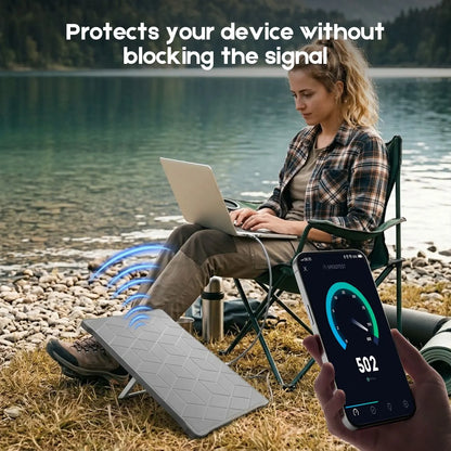 Silicone Cover for Starlink Gen 3 Standard, Waterproof Protective Case, Anti-Scratch, Sand & Hail Protection, Grey - Image 4
