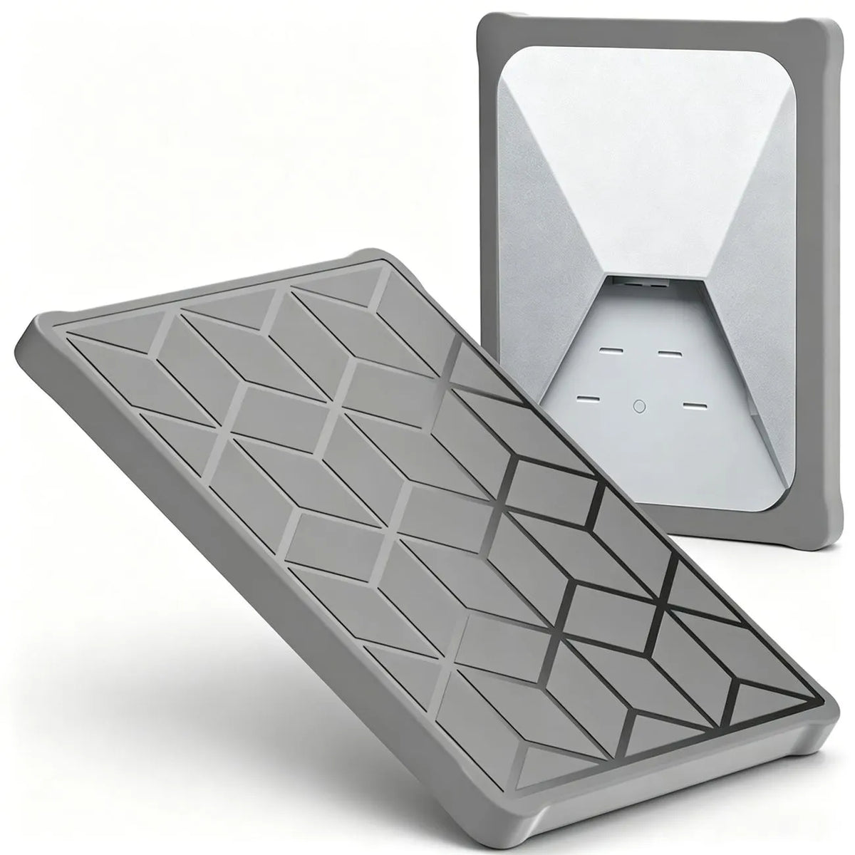 Silicone Cover for Starlink MINI, Anti-Rock/Sand/Hail Waterproof Silicone Case Fits Starlink Standard, Outdoor Roof Protection, Shields Rocks, Sand & Hail-Grey