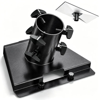 Pipe Adapter for Starlink Gen 3, Metal Mounting Connector for Starlink V3 Standard Dish to Wall/Pole Mount, Replacement Interface Bracket