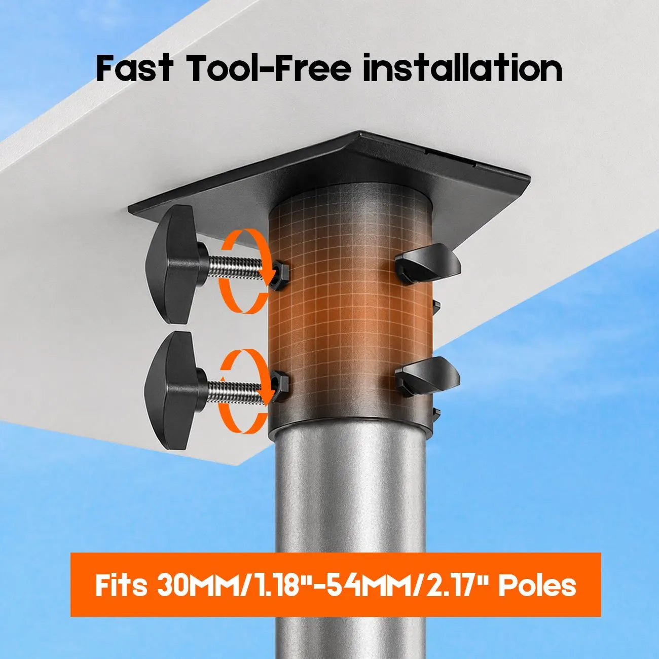 Pipe Adapter for Starlink Gen 3, Metal Mounting Connector for Starlink V3 Standard Dish to Wall/Pole Mount, Replacement Interface Bracket - Image 6