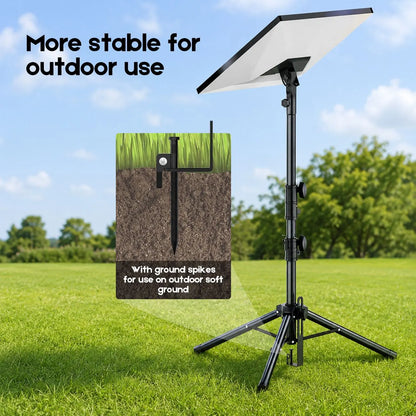 Tripod Mount for Starlink Gen 3, Adjustable Portable Ground Stand with 360° Rotation, 90° Tilt, Anti-Slip Feet & Ground Anchor for RV Camping Travel - Image 6