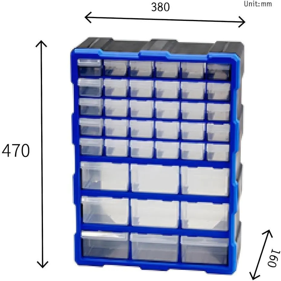 39-drawer Parts Storage Cabinet for Sorting Screws, Bolts, Organizer Box - Image 2