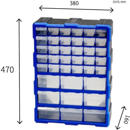 39-drawer Parts Storage Cabinet for Sorting Screws, Bolts, Organizer Box - Image 2