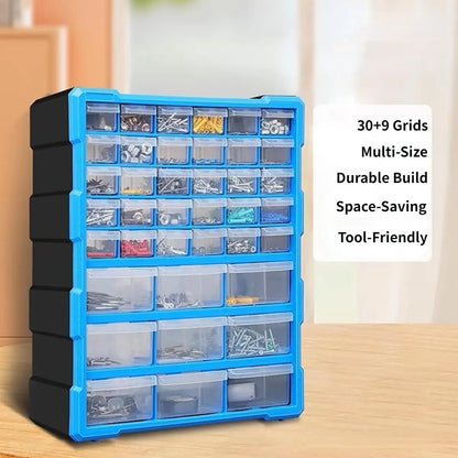 39-drawer Parts Storage Cabinet for Sorting Screws, Bolts, Organizer Box - Image 3